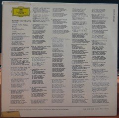 SCHUMANN: DICHTERLIEBE, LIEDERKREIS, DIETRICH FISCHER-DIESKAU - PLAK 2.EL