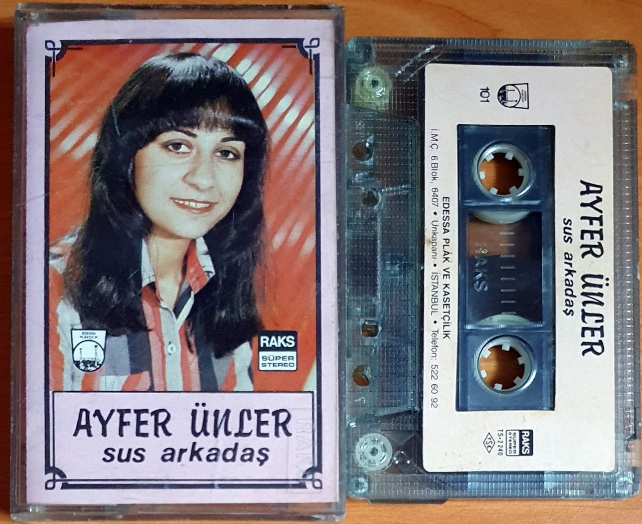 AYFER ÜNLER - SUS ARKADAŞ - KASET EDESSA 2.EL
