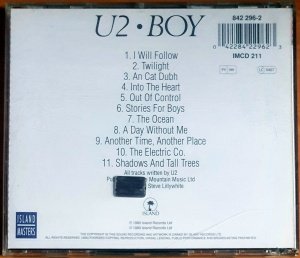 U2 - BOY (1980) - CD 2.EL