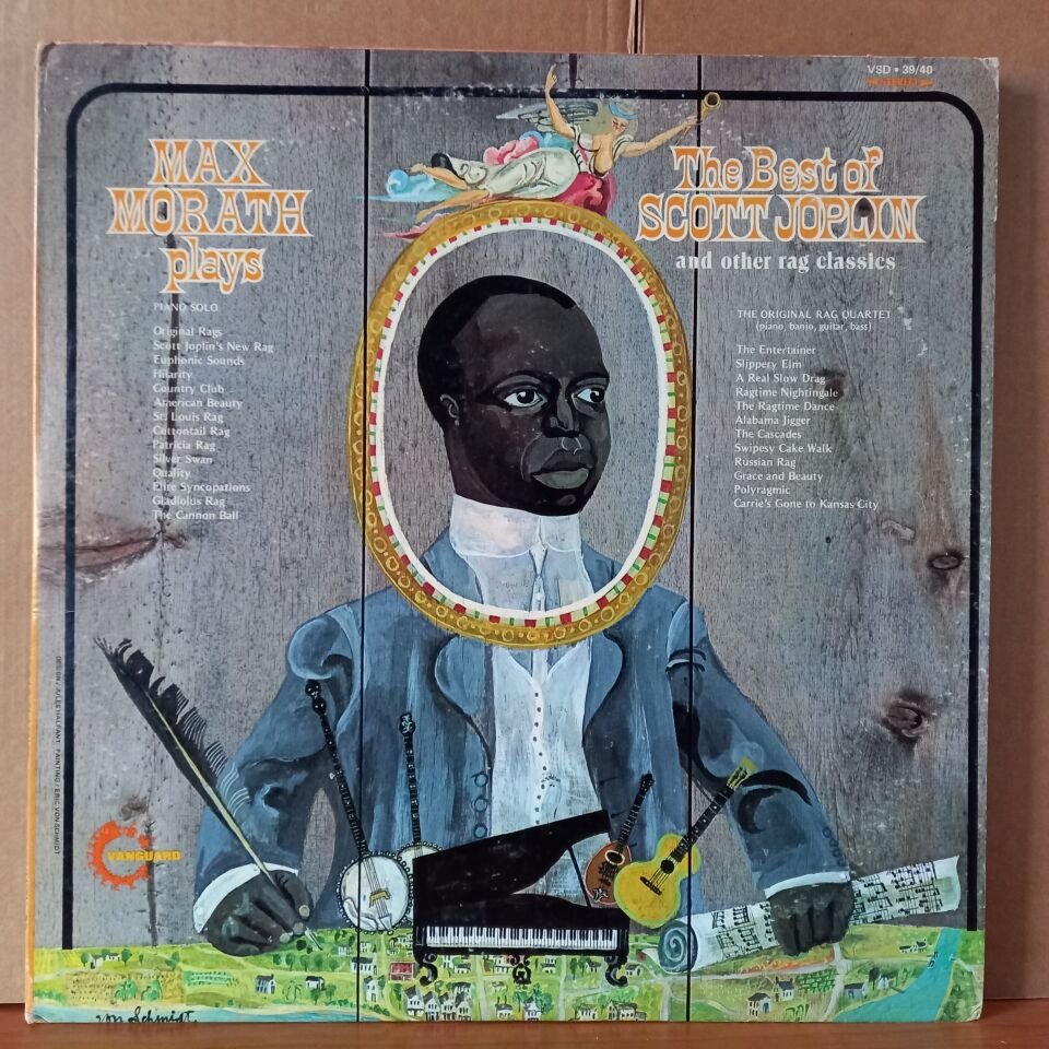 MAX MORATH – MAX MORATH PLAYS THE BEST OF SCOTT JOPLIN AND OTHER RAG CLASSICS (1972) - 2LP 2.EL PLAK