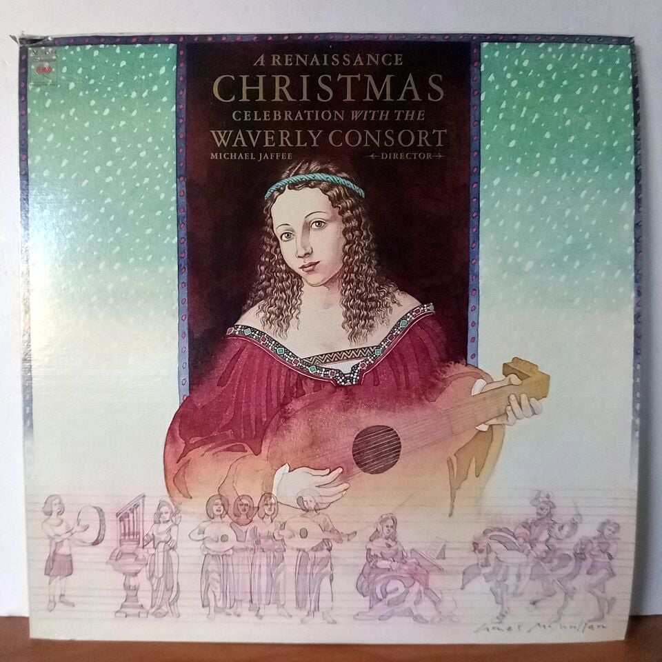 A RENAISSANCE CHRISTMAS CELEBRATION WITH THE WAVERLY CONSORT / MICHAEL JAFFEE (1977) - LP 2.EL PLAK