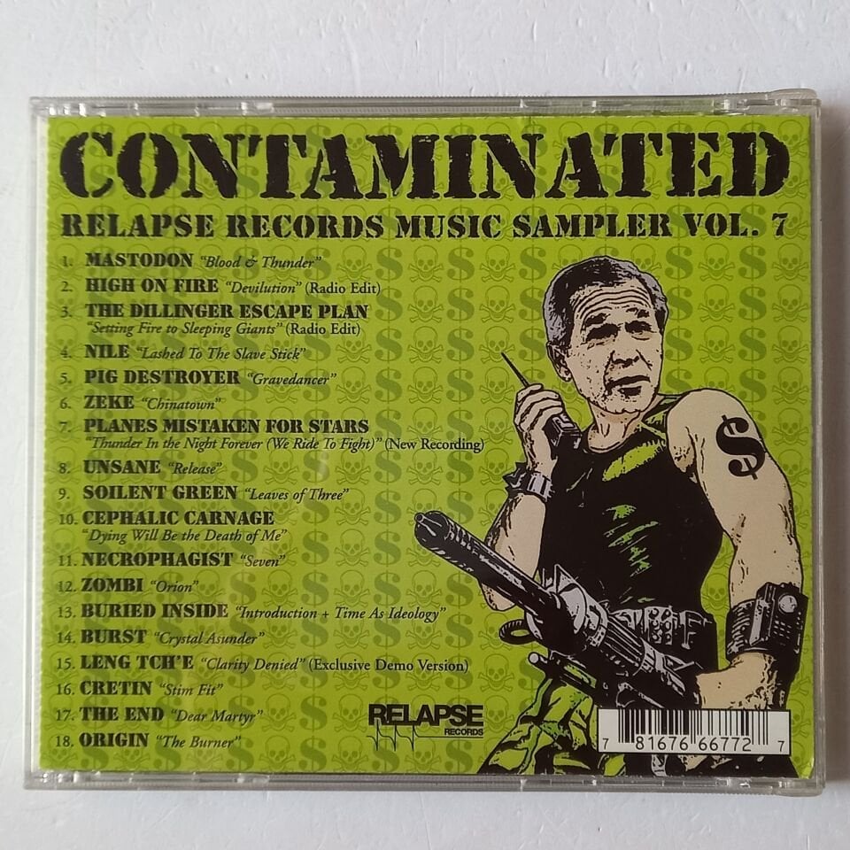 CONTAMINATED VOL. 7 - MASTODON, HIGH ON FIRE, PIG DESTROYER (2005) - CD 2.EL