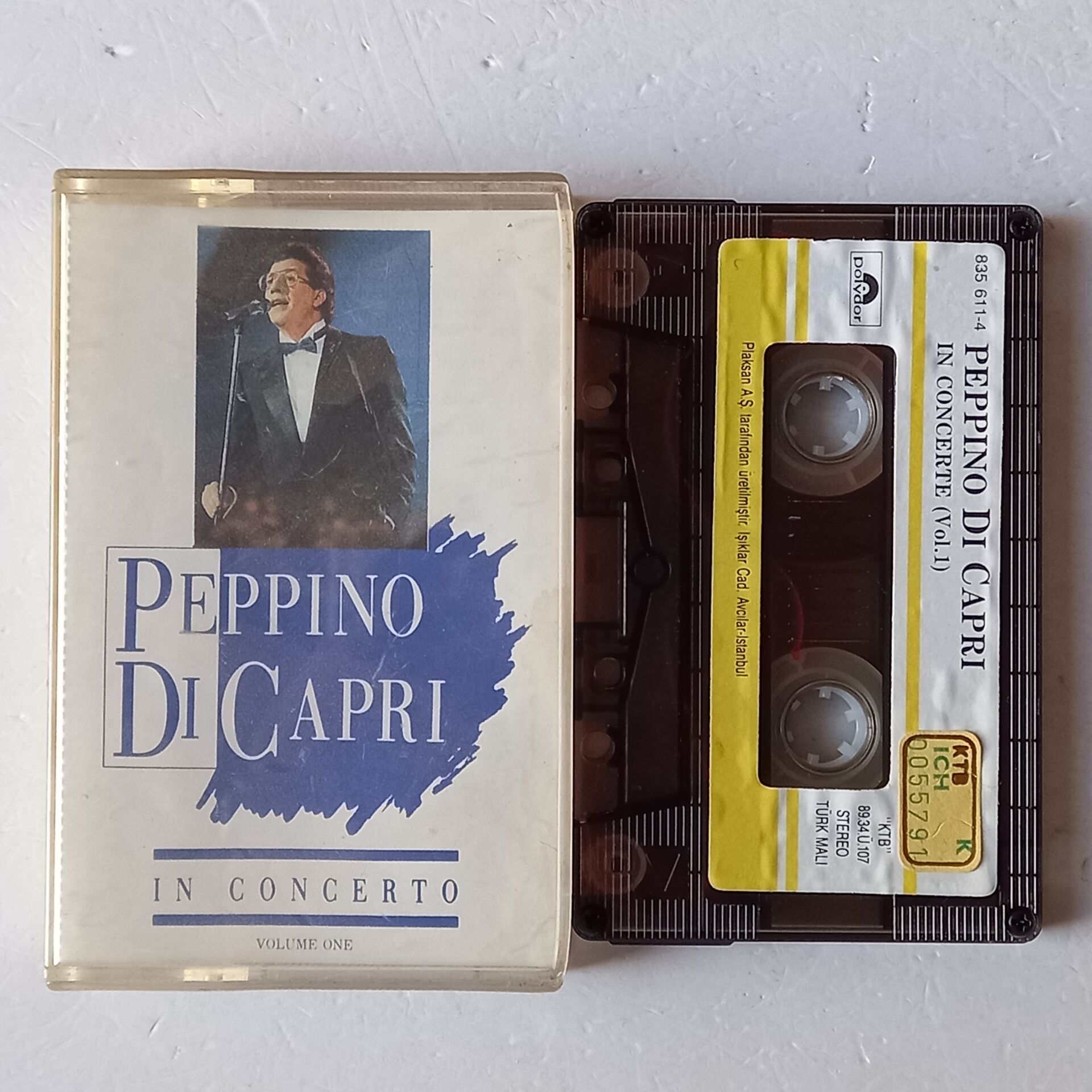 PEPPINO DI CAPRI - IN CONCERTE VOL.1 (1989) - KASET 2.EL