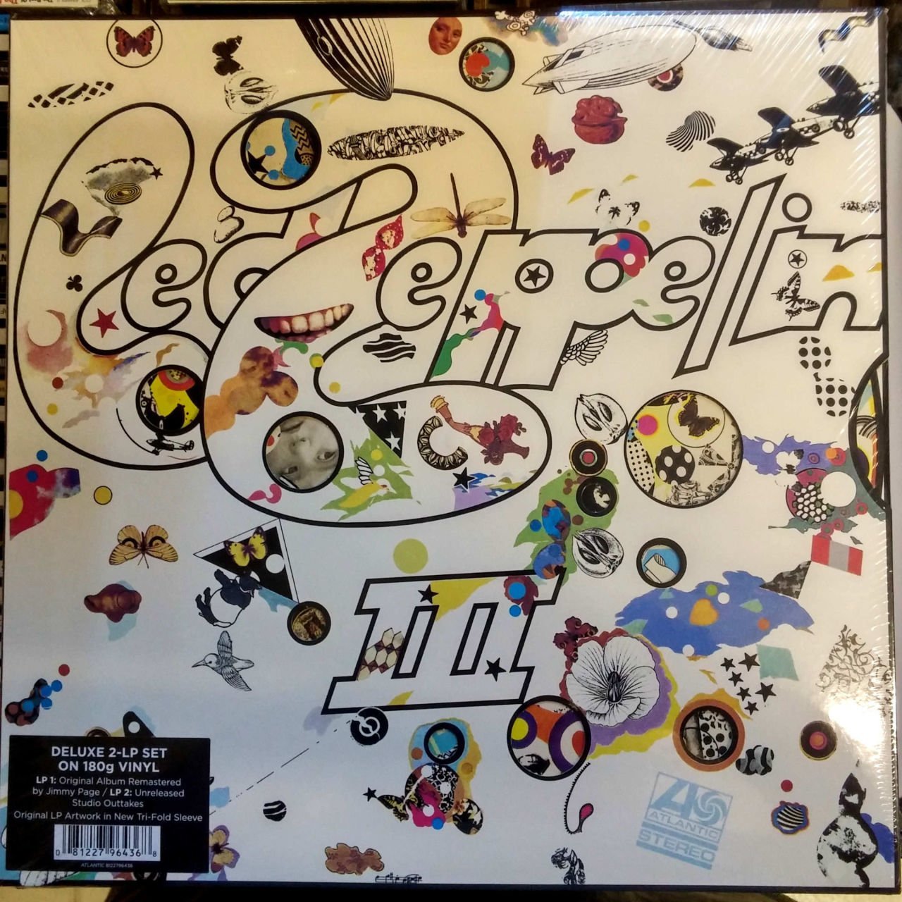 LED ZEPPELIN - III (1970) - 2LP 180GR 2014 EDITION GATEFOLD SIFIR PLAK