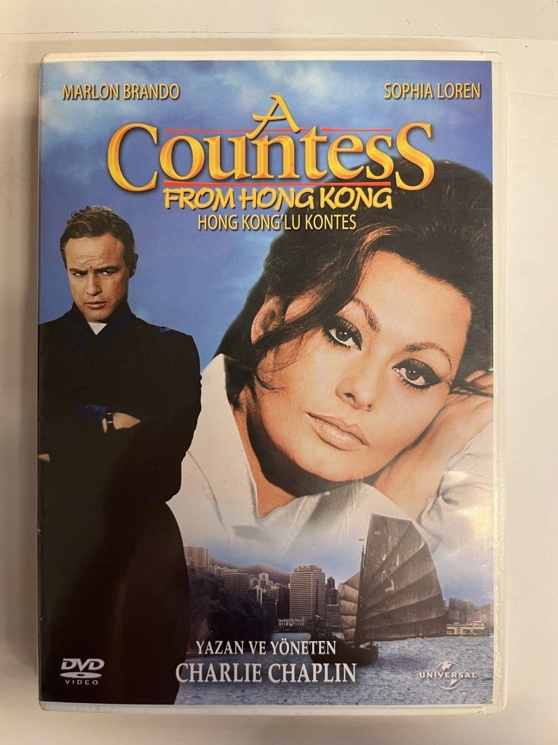 A COUNTESS FROM HONG KONG - HONG KONG'LU KONTES - CHARLIE CHAPLIN - MARLON BRANDO - SOPHIA LOREN - DVD 2.EL