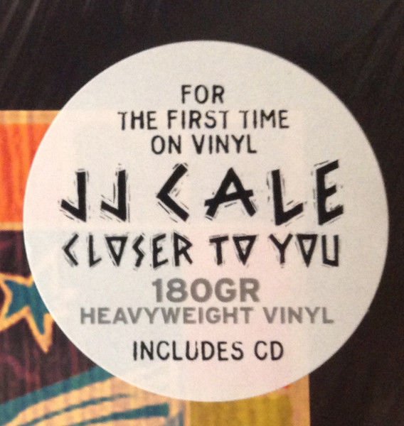 J.J.CALE - CLOSER TO YOU (1994) - LP 180GR 2019 EDITION SIFIR PLAK