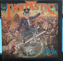 ELTON JOHN - CAPTAIN FANTASTIC (1975) - 2.EL PLAK + BÜYÜK BOY POSTER