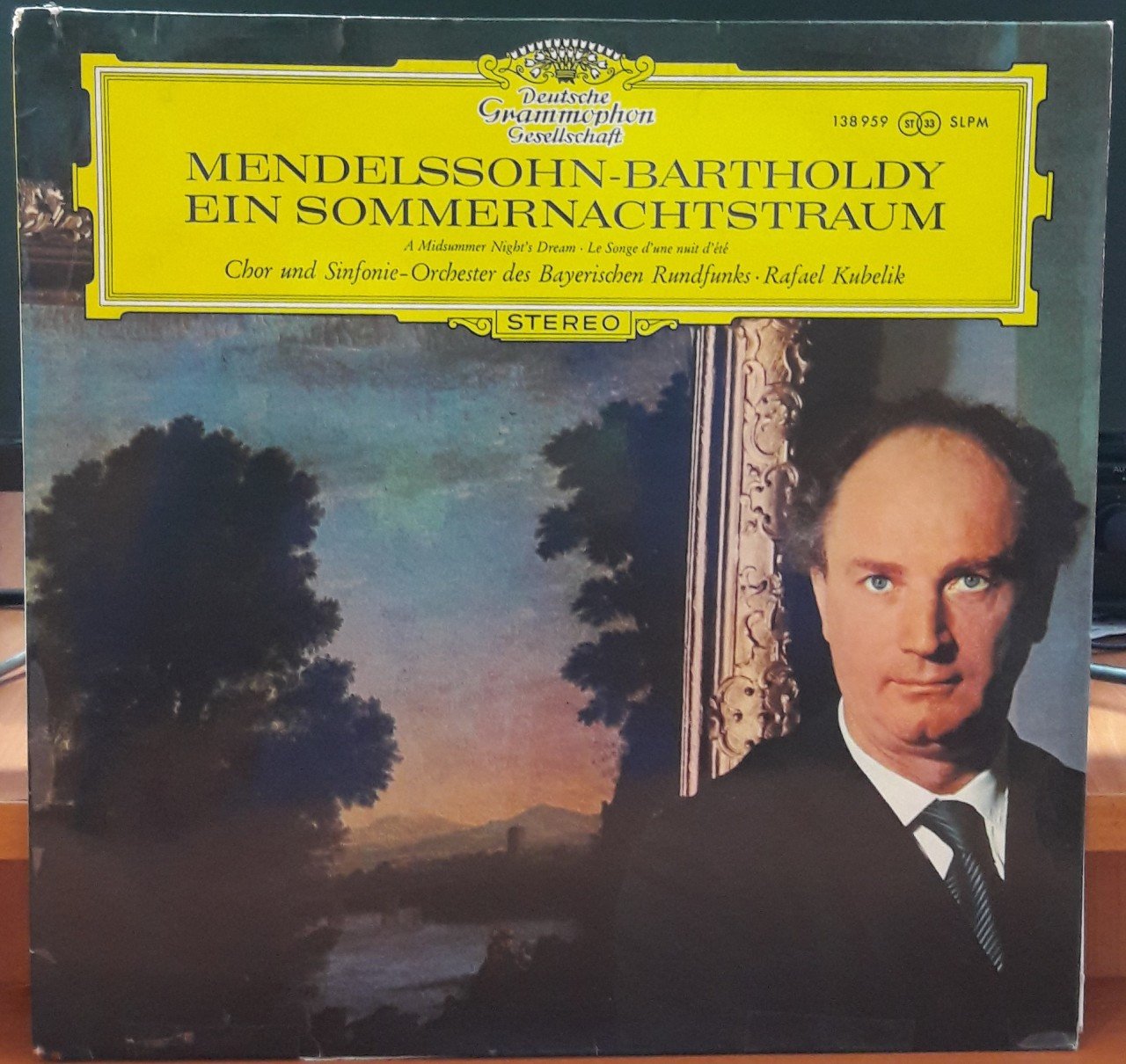 MENDELSSOHN: EIN SOMMERNACHTSTRAUM (A MIDSUMMER NIGHT'S DREAM), RAFAEL KUBELIK - PLAK 2.EL