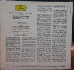 MENDELSSOHN: EIN SOMMERNACHTSTRAUM (A MIDSUMMER NIGHT'S DREAM), RAFAEL KUBELIK - PLAK 2.EL