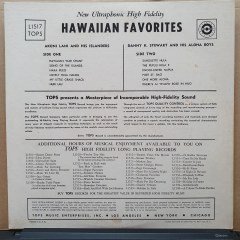 HAWAIIAN FAVORITES / AKONI LANI AND HIS ISLANDERS, DANNY K. STEWART AND HIS ALOHA BOYS (1957) - LP 2.EL PLAK