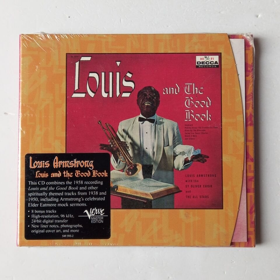 LOUIS ARMSTRONG AND THE ALL STARS WITH THE SY OLIVER CHOIR – LOUIS AND THE GOOD BOOK (1958) - CD DIGIPAK REMASTERED 2001 REISSUE AMBALAJINDA SIFIR
