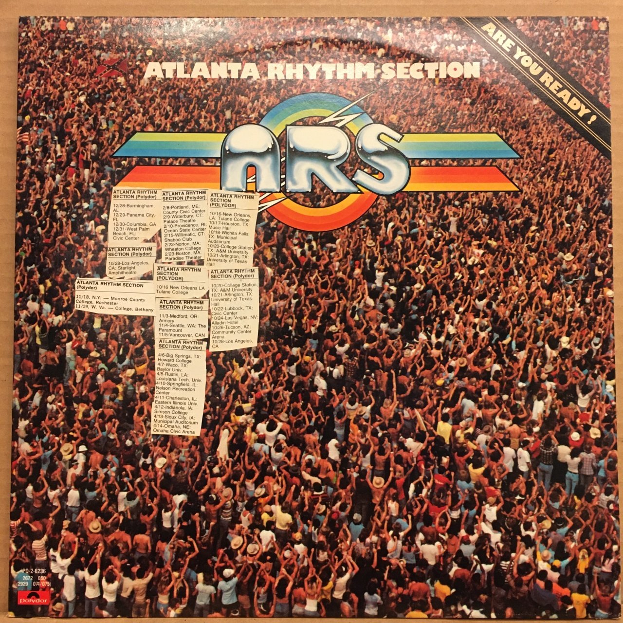ATLANTA RHYTHM SECTION - ARE YOU READY 1979 2.EL 2PLAK