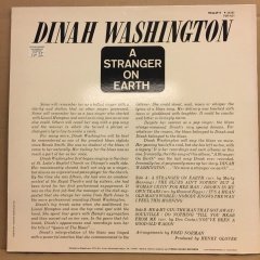 DINAH WASHINGTON - A STRANGER ON EARTH (1964) 1988 REISSUE 2.EL PLAK