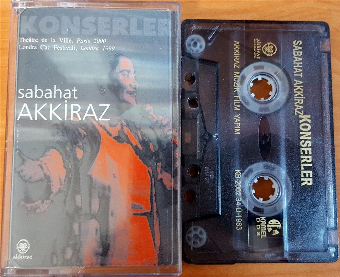 SABAHAT AKKİRAZ - KONSERLER / PARİS 2000, LONDRA 1999 (2002) KASET 2.EL