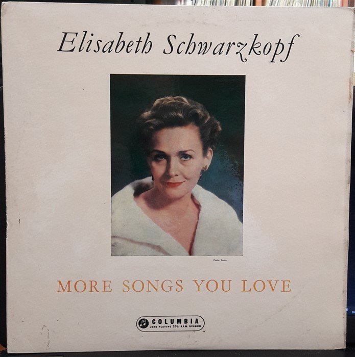 ELISABETH SCHWARZKOPF - MORE SONGS YOU LOVE - 2.EL PLAK
