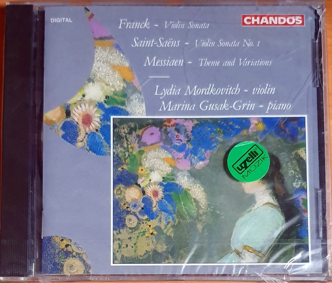 FRANCK / SAINT SEANS: VIOLIN SONATAS ETC - MORDKOVITCH, GUSAK-GRIN (1992) - CD CHANDOS DIGITAL SIFIR