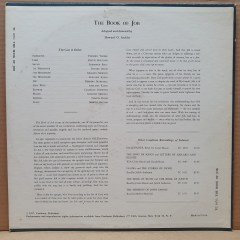 THE BOOK OF JOB / HERBERT MARSHALL (1957) - LP 2.EL PLAK