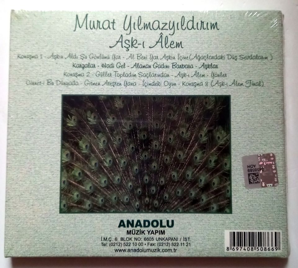 MURAT YILMAZYILDIRIM / AŞK-I ALEM (2011) - CD SIFIR