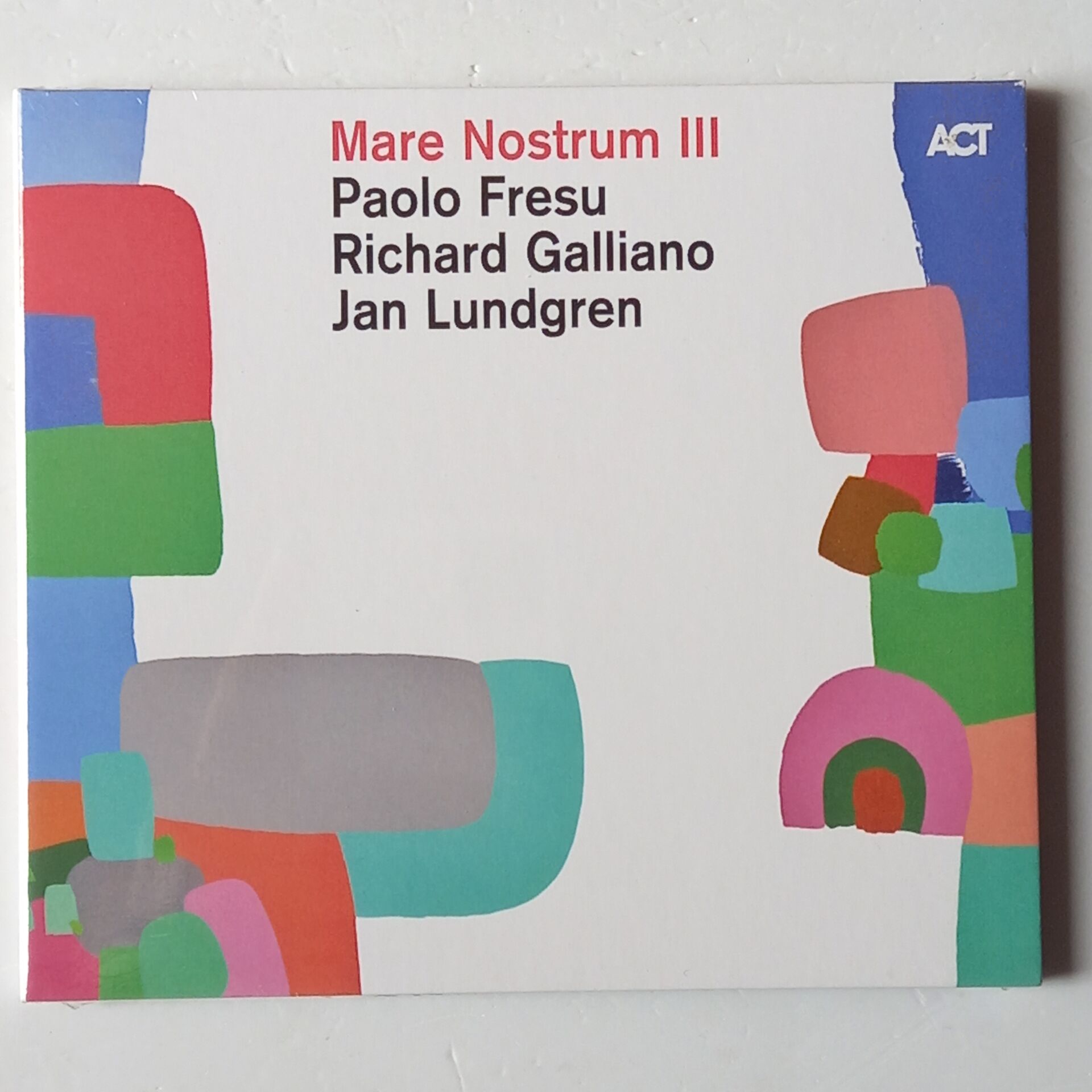 PAOLO FRESU, RICHARD GALLIANO, JAN LUNDGREN – MARE NOSTRUM III (2019) - CD AMBALAJINDA SIFIR