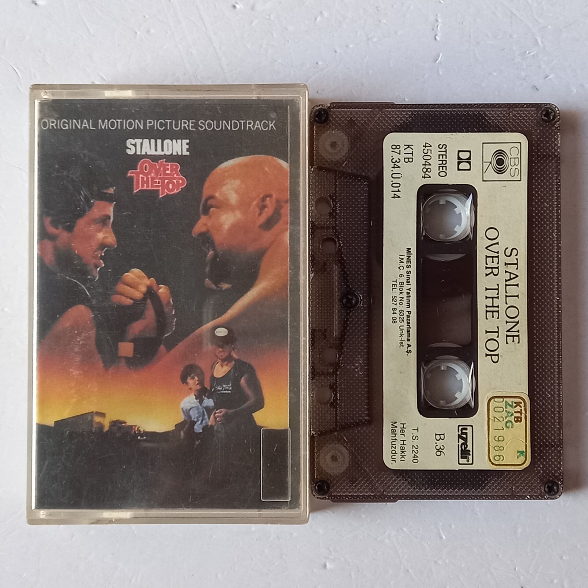 OVER THE TOP ORIGINAL MOTION PICTURE SOUNDTRACK (1987) - KASET 2.EL
