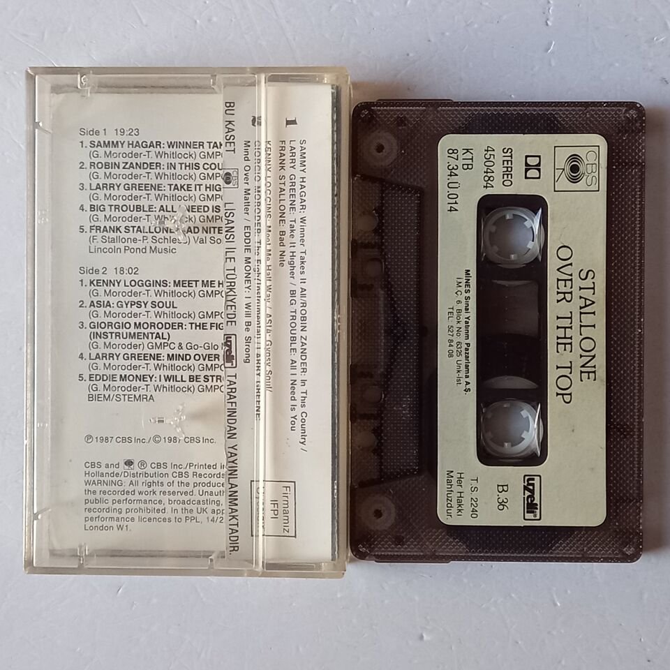 OVER THE TOP ORIGINAL MOTION PICTURE SOUNDTRACK (1987) - KASET 2.EL