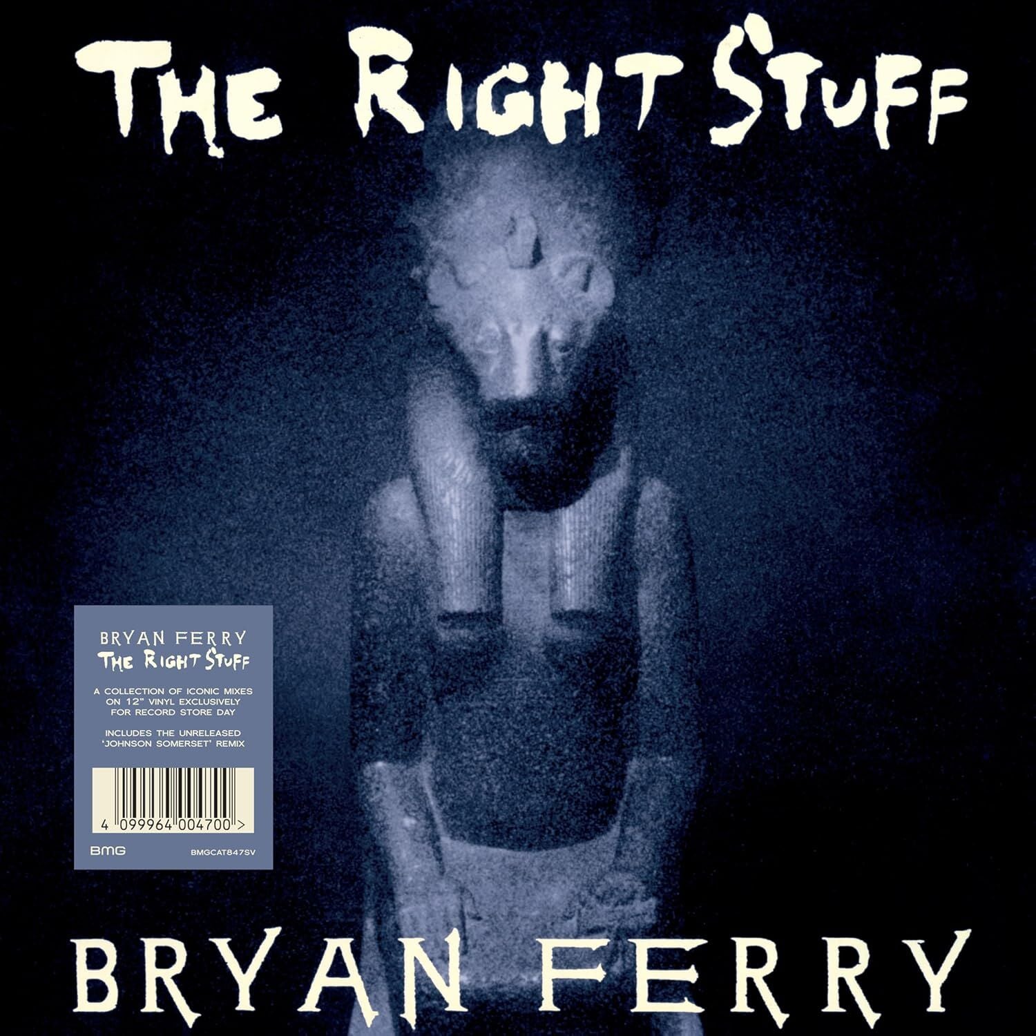 BRYAN FERRY - THE RIGHT STUFF (1987) - MAXI SINGLE 12'' 45RPM 2024 RSD (RECORD STORE DAY)  TRANSPARENT BLUE COLOURED LIMITED EDITION SIFIR PLAK
