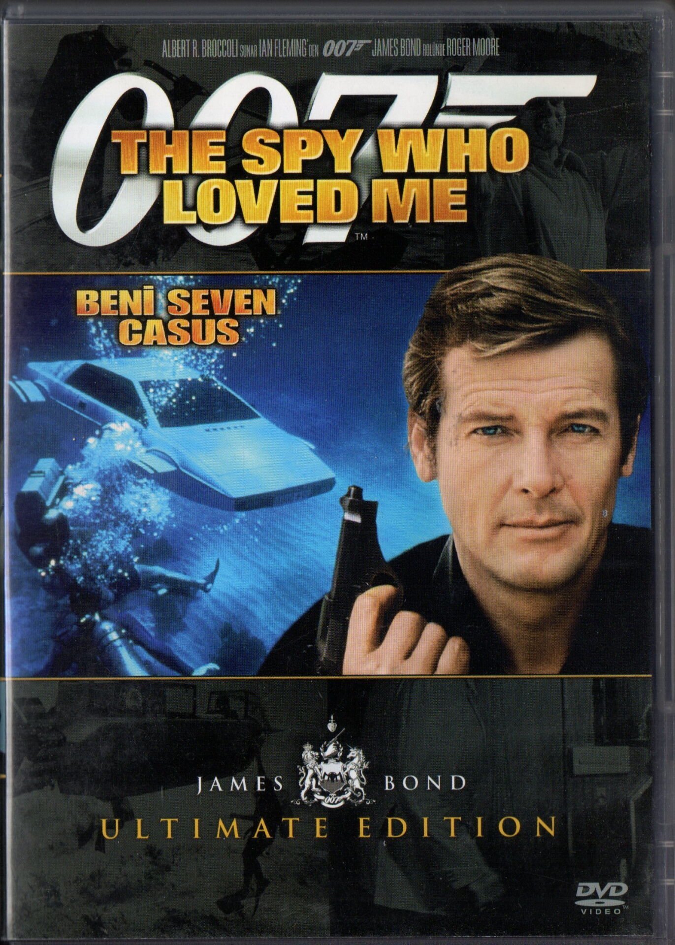 THE SPY WHO LOVED ME - BENİ SEVEN CASUS - 007 JAMES BOND - ROGER MOORE - DVD 2.EL