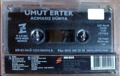 UMUT ERTEK - ACIMASIZ DÜNYA (2001) ZİHNİ KASET SIFIR