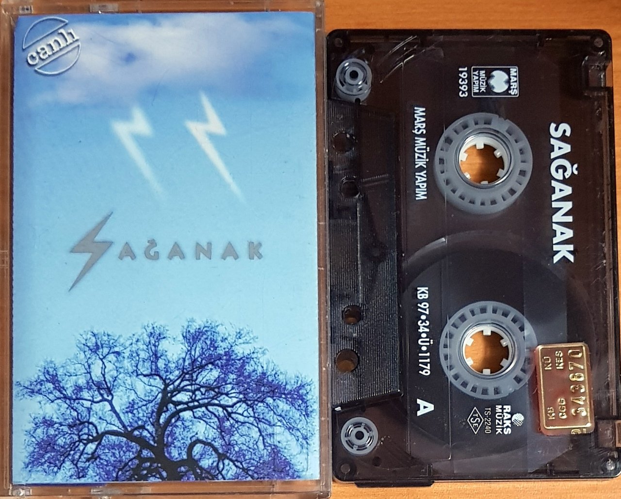 SAĞANAK - SAĞANAK (1997) MARŞ MÜZİK KASET 2.EL
