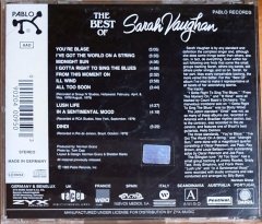 SARAH VAUGHAN - THE BEST OF (1983) - CD PABLO RECORDS 2.EL