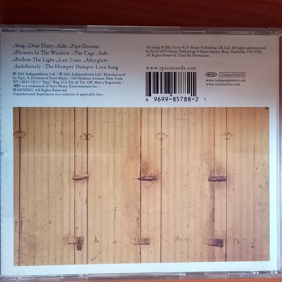 TRAVIS – THE INVISIBLE BAND (2001) - CD 2.EL