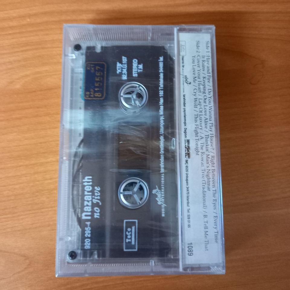 NAZARETH - NO LIVE (1992) - KASET AMBALAJINDA SIFIR