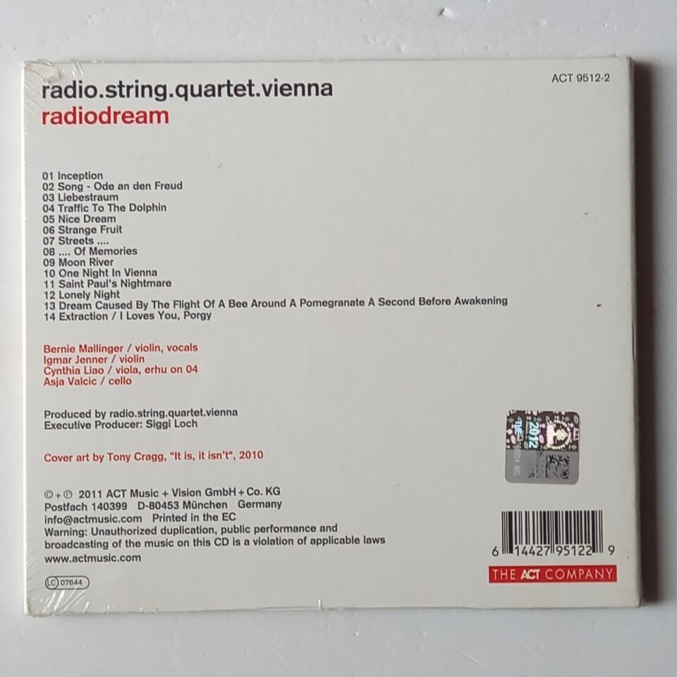 RADIO.STRING.QUARTET.VIENNA – RADIODREAM (2011) - CD AMBALAJINDA SIFIR