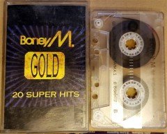 BONEY M - GOLD 20 SUPER HITS (1995) RAKS CASSETTE MADE IN TURKEY ''USED''
