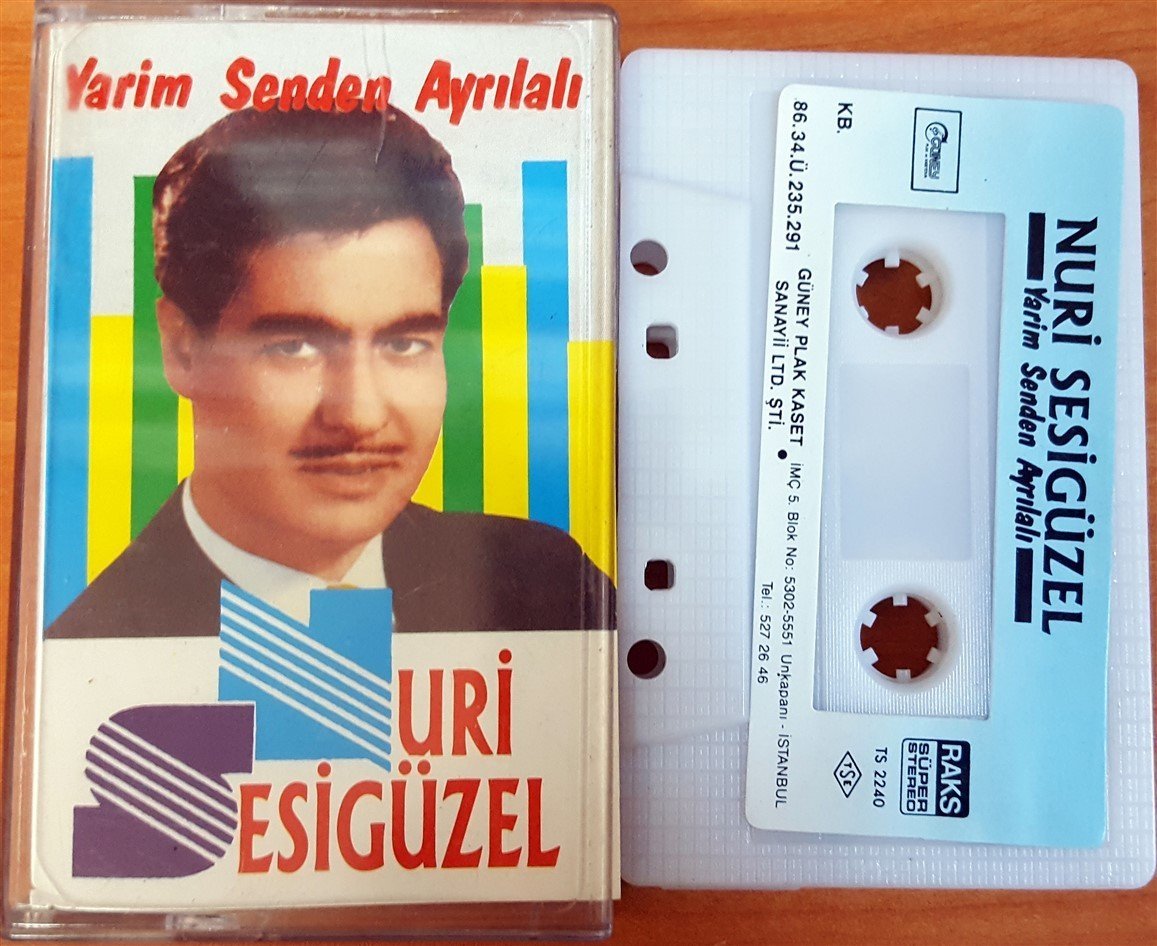 NURİ SESİGÜZEL - YARİM SENDEN AYRILALI (1986) GÜNEY PLAK VE KASETÇİLİK KASET 2.EL