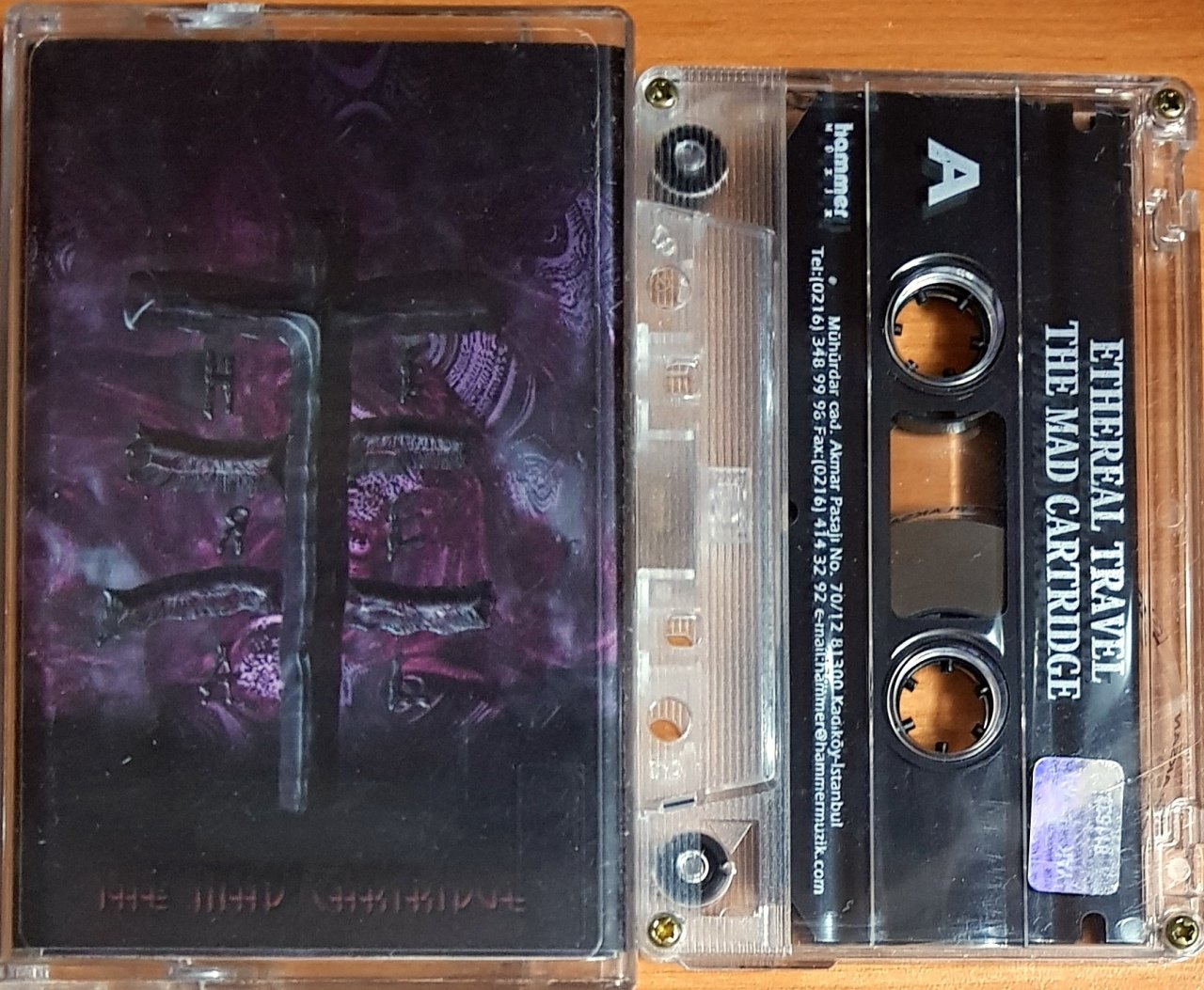 ETHEREAL TRAVEL - THE MAD CARTRIDGE / HAMMER MÜZİK KASET 2.EL
