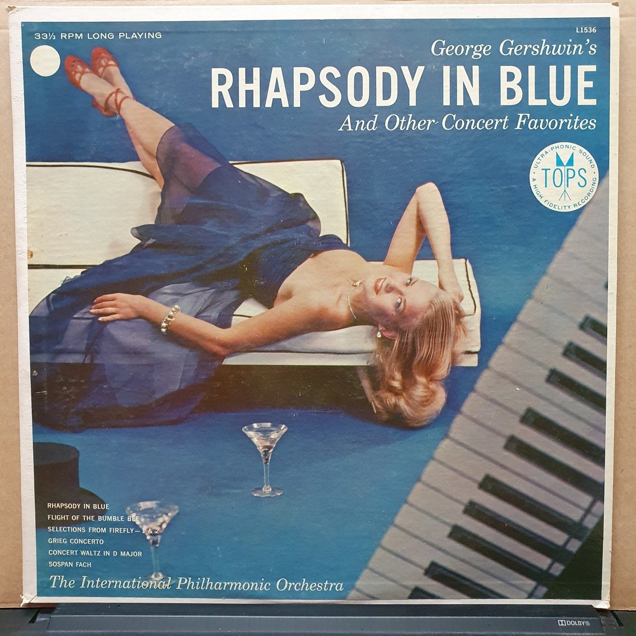 GEORGE GERSHWIN - RHAPSODY IN BLUE AND OTHER CONCERT FAVORITES (1957) - LP 2.EL PLAK