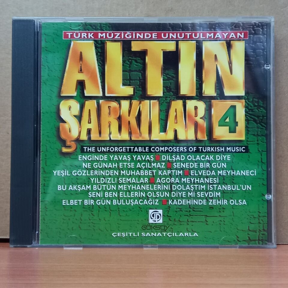 TÜRK MÜZİĞİNDE UNUTULMAYAN ALTIN ŞARKILAR - VOL 4 / ÇEŞİTLİ SANATÇILAR (1994) - CD KARIŞIK TÜRK SANAT MÜZİĞİ 2.EL