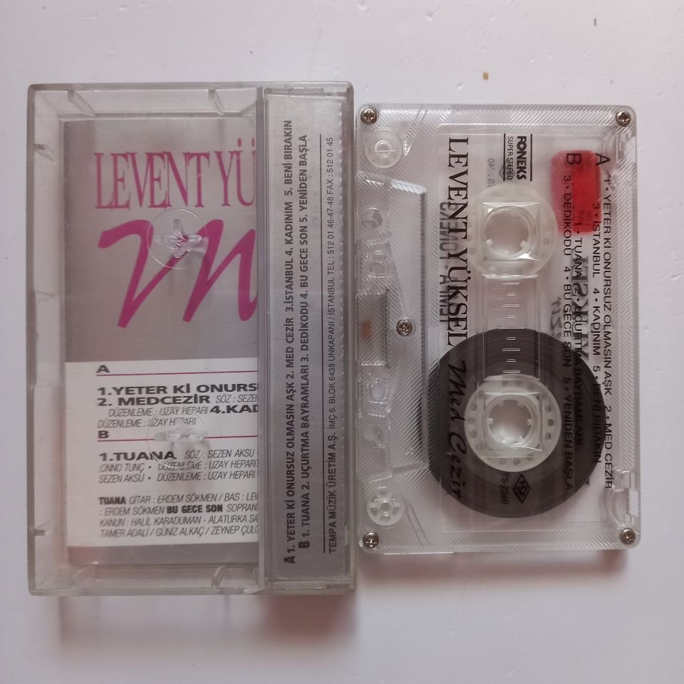 LEVENT YÜKSEL - MED-CEZİR (1992) - KASET 2.EL