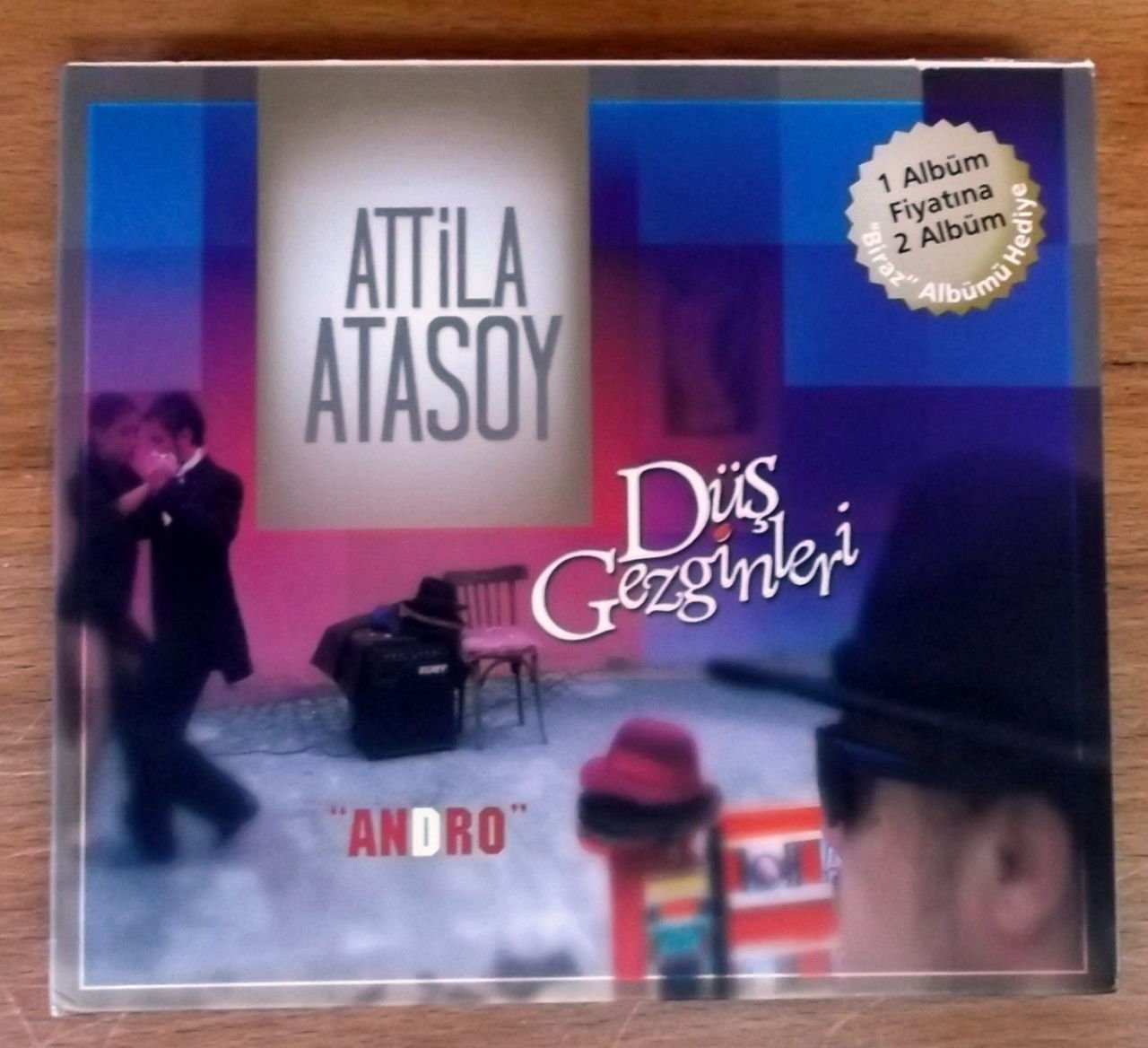 ATTİLA ATASOY DÜŞ GEZGİNLERİ ANDRO 2CD 2.EL