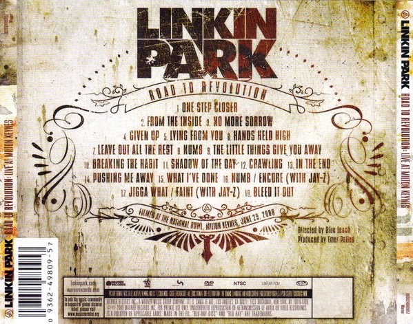 LINKIN PARK - ROAD TO REVOLUTION (2008) - CD + DVD / JEWEL CASE AMBALAJINDA SIFIR