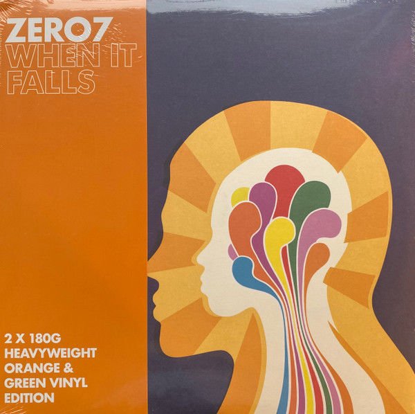 ZERO 7 - WHEN IT FALLS (2004) - 2LP 2024 ORANGE & GREEN COLOURED EDITION DOWNTEMPO FUTURE JAZZ TRIP HOP SIFIR PLAK