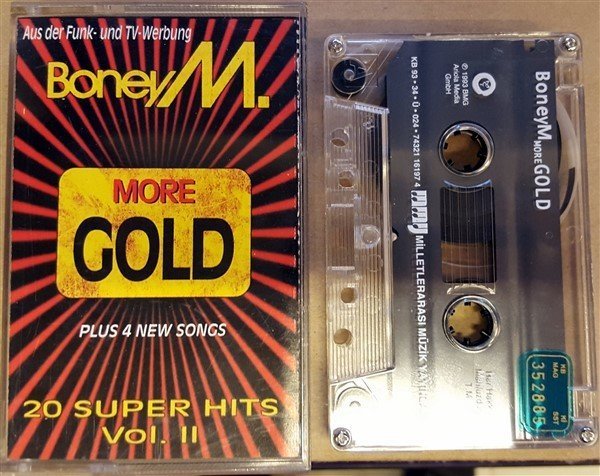 BONEY M - MORE GOLD 20 SUPER HITS VOL 2 (1993) MMY CASSETTE MADE IN TURKEY ''USED''