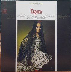 ESPAÑA LEONARD BERNSTEIN SPANISH FAVORITES NEW YORK PHILHARMONIC - PLAK 2.EL