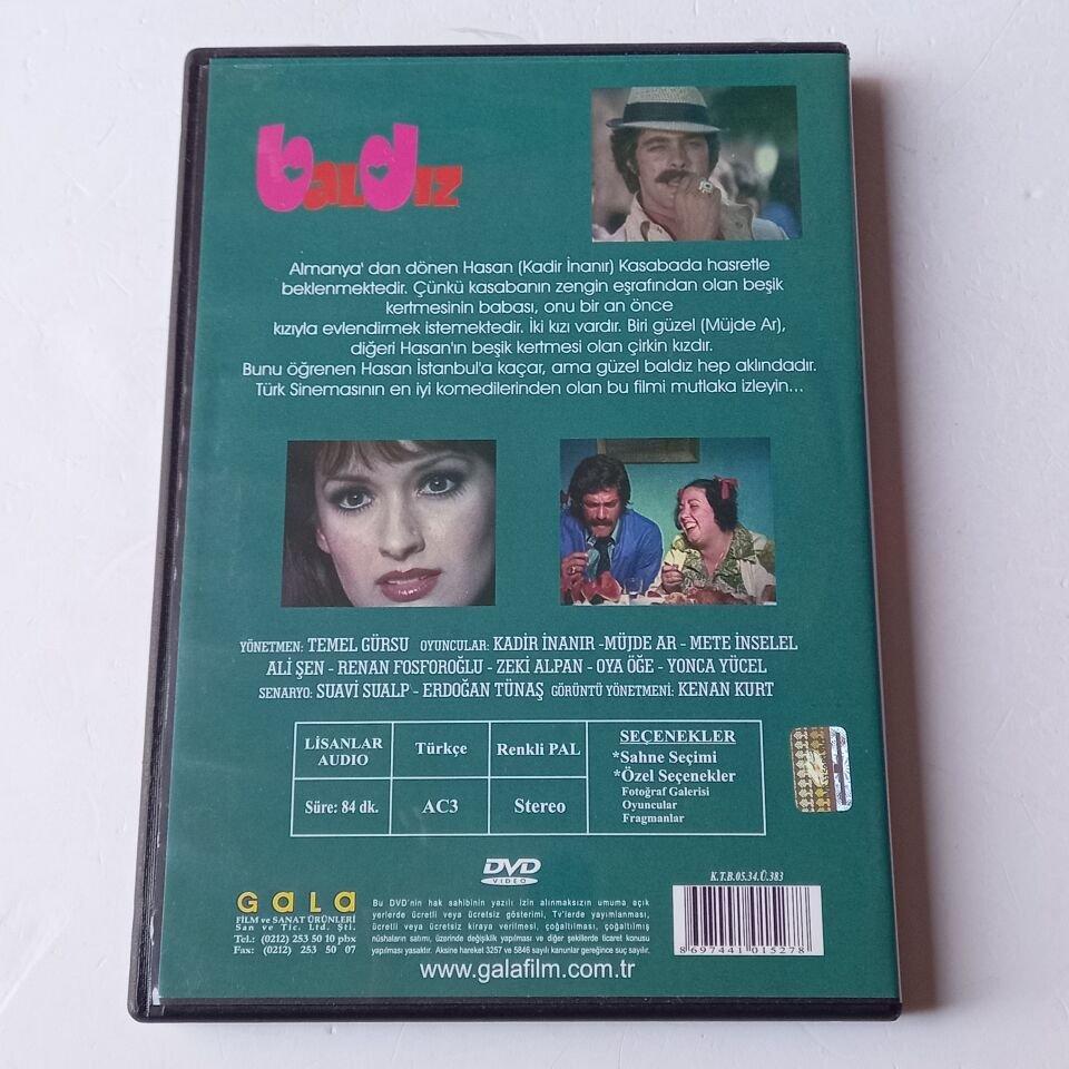 BALDIZ - KADİR İNANIR, MÜJDE AR - DVD 2.EL