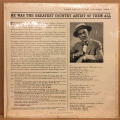 JIMMIE RODGERS - COUNTRY MUSIC HALL OF FAME 1962 2.EL PLAK