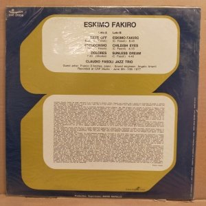 CLAUDIO FASOLI JAZZ TRIO - ESKIMO FAKIRO (1977) - LP 2.EL PLAK