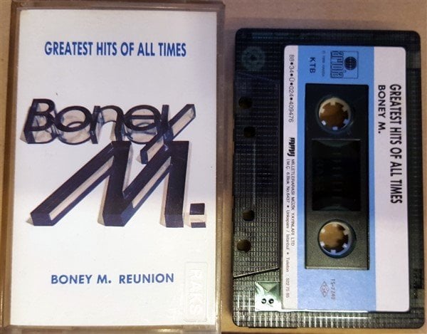 BONEY M REUNION - GREATEST HITS OF ALL TIMES (1988) MMY CASSETTE MADE IN TURKEY ''USED''