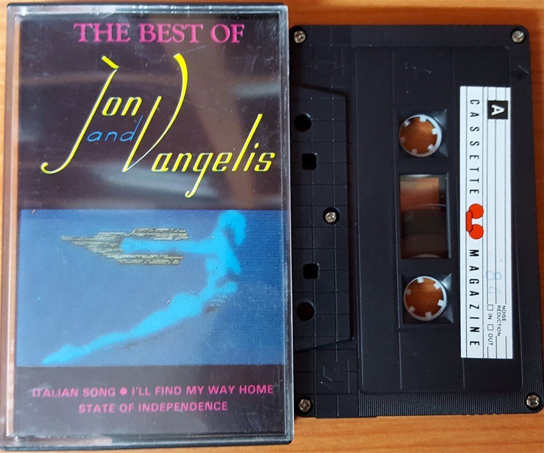 JON AND VANGELIS - THE BEST OF CASSETTE MADE IN INDONESIA ''USED''