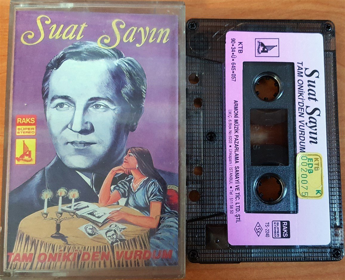 SUAT SAYIN - TAM ONİKİ'DEN VURDUM (1990) ARMONİ MÜZİK KASET 2.EL